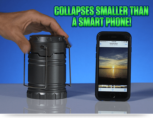 COLLAPSES SMALLER THAN A SMART PHONE!